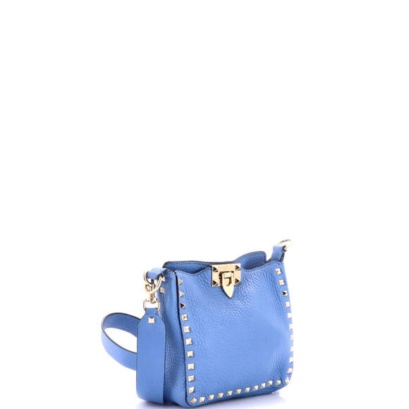 Valentino Garavani Mini Rockstud Flip Lock Messenger Bag Leather - Picture 2 of 7